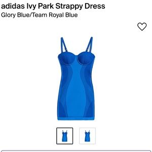 BNWT Ivy park blue body con dress